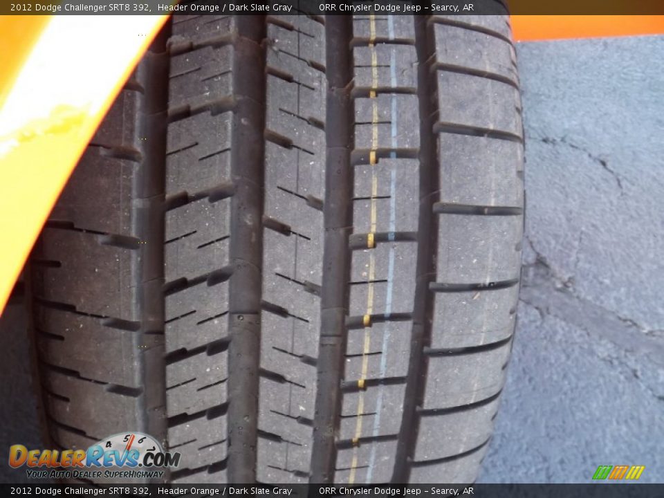 2012 Dodge Challenger SRT8 392 Header Orange / Dark Slate Gray Photo #17