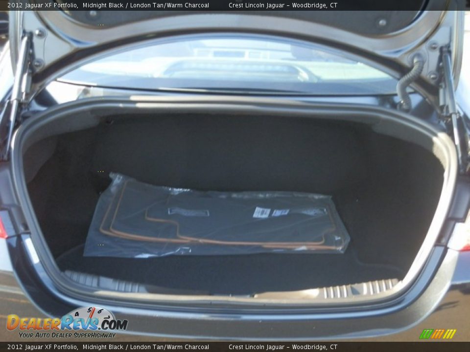 2012 Jaguar XF Portfolio Midnight Black / London Tan/Warm Charcoal Photo #6