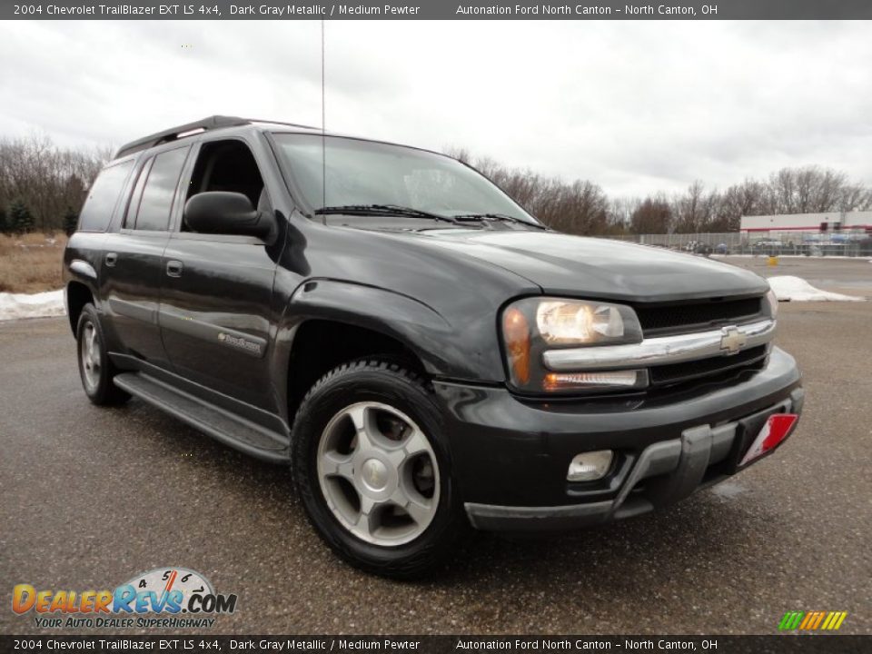 2004 Chevrolet TrailBlazer EXT LS 4x4 Dark Gray Metallic / Medium Pewter Photo #1