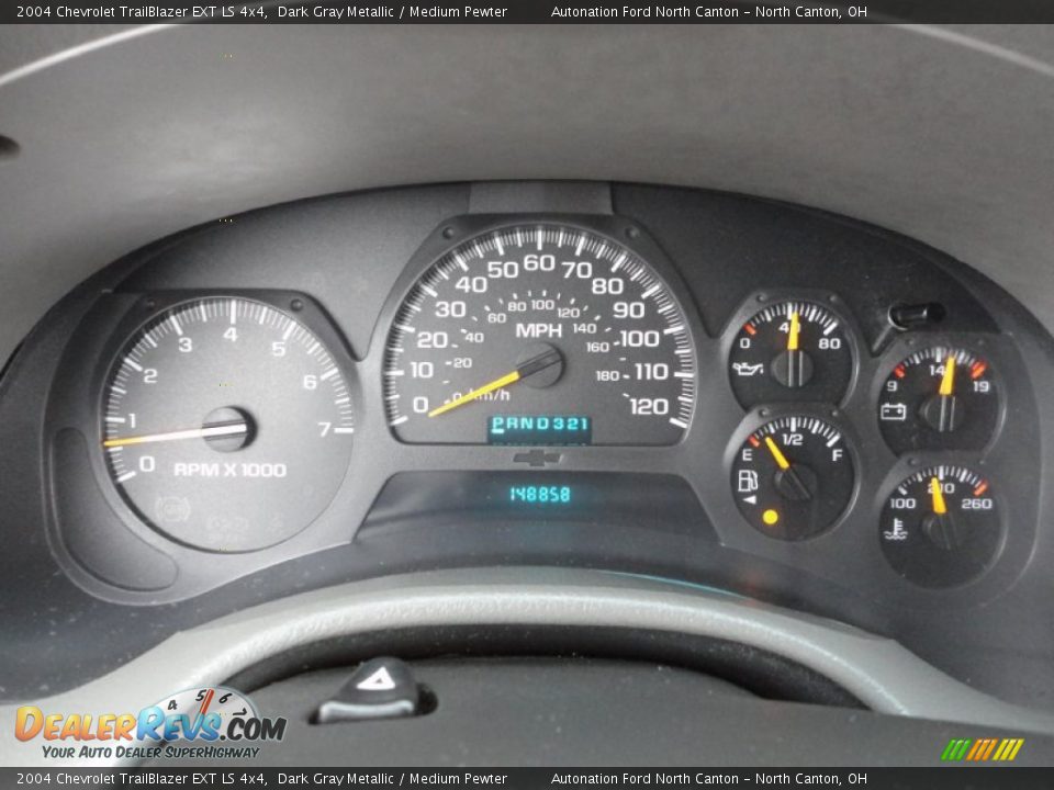 2004 Chevrolet TrailBlazer EXT LS 4x4 Dark Gray Metallic / Medium Pewter Photo #24
