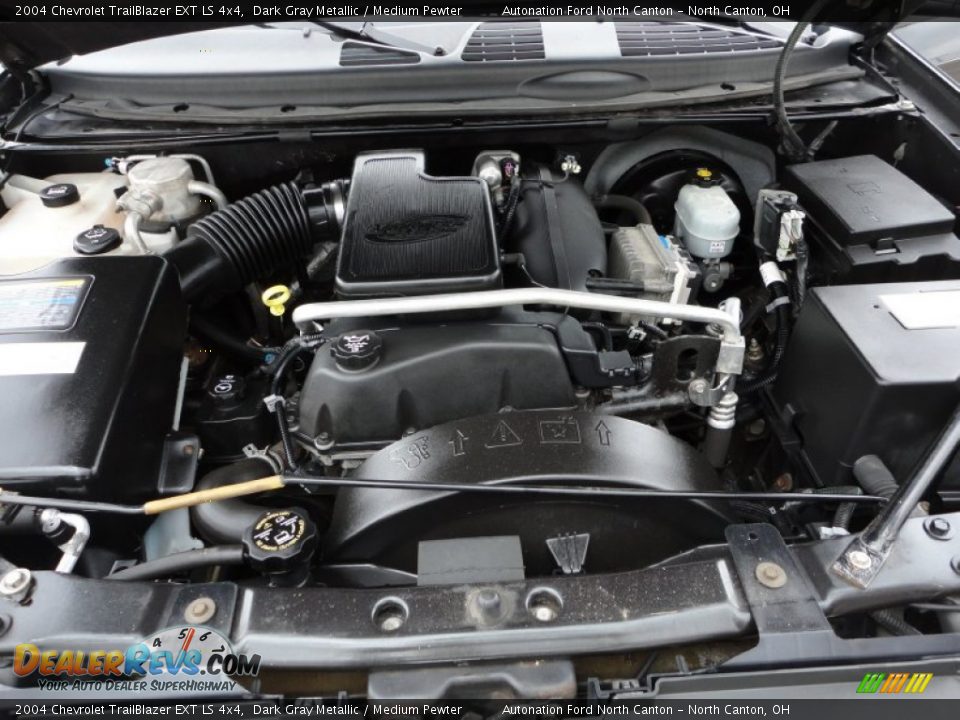 2004 Chevrolet TrailBlazer EXT LS 4x4 Dark Gray Metallic / Medium Pewter Photo #28