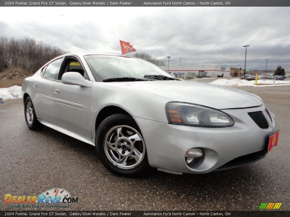 2004 Pontiac Grand Prix GT Sedan Galaxy Silver Metallic / Dark Pewter Photo #1