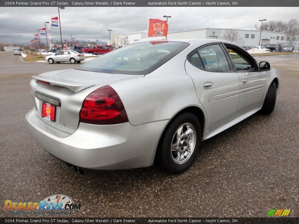 2004 Pontiac Grand Prix GT Sedan Galaxy Silver Metallic / Dark Pewter Photo #3