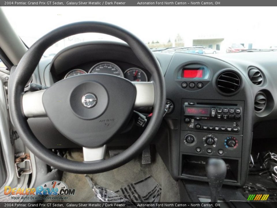 2004 Pontiac Grand Prix GT Sedan Galaxy Silver Metallic / Dark Pewter Photo #8