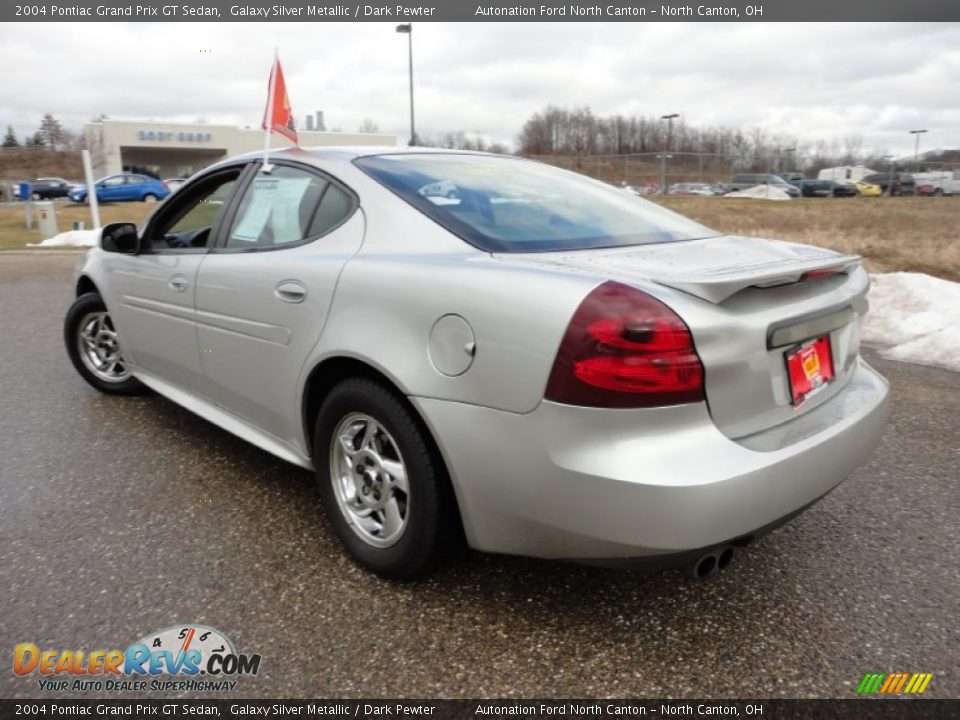 2004 Pontiac Grand Prix GT Sedan Galaxy Silver Metallic / Dark Pewter Photo #10