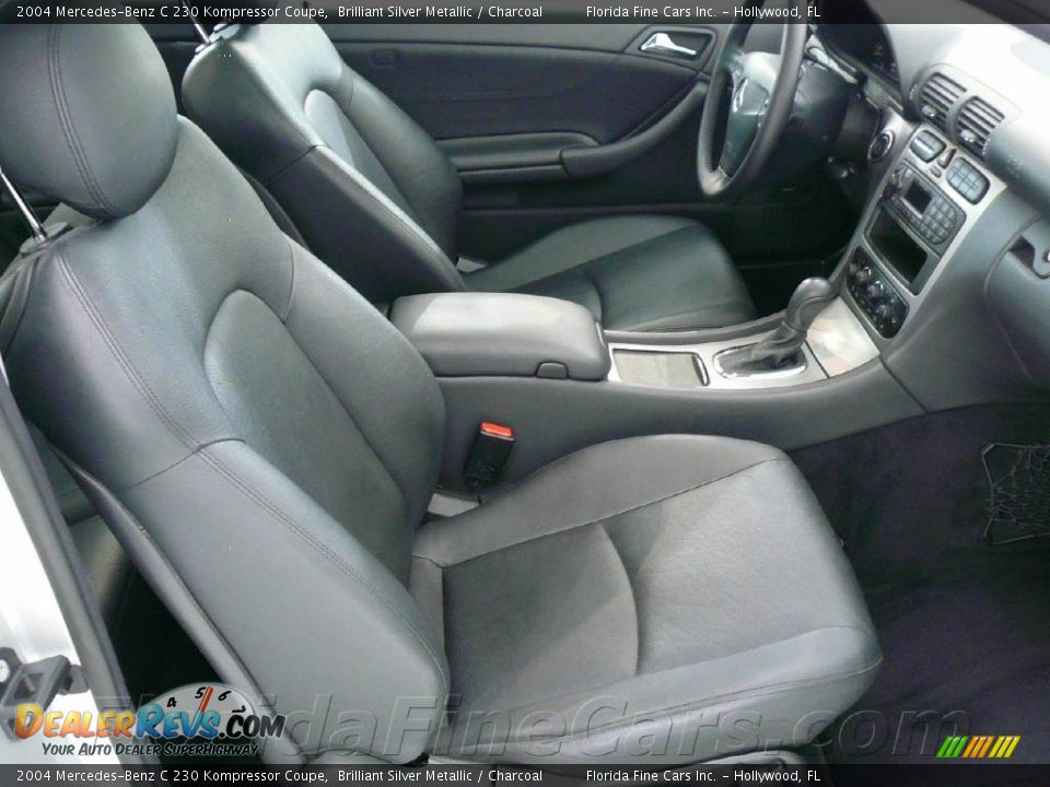 2004 Mercedes-Benz C 230 Kompressor Coupe Brilliant Silver Metallic / Charcoal Photo #13