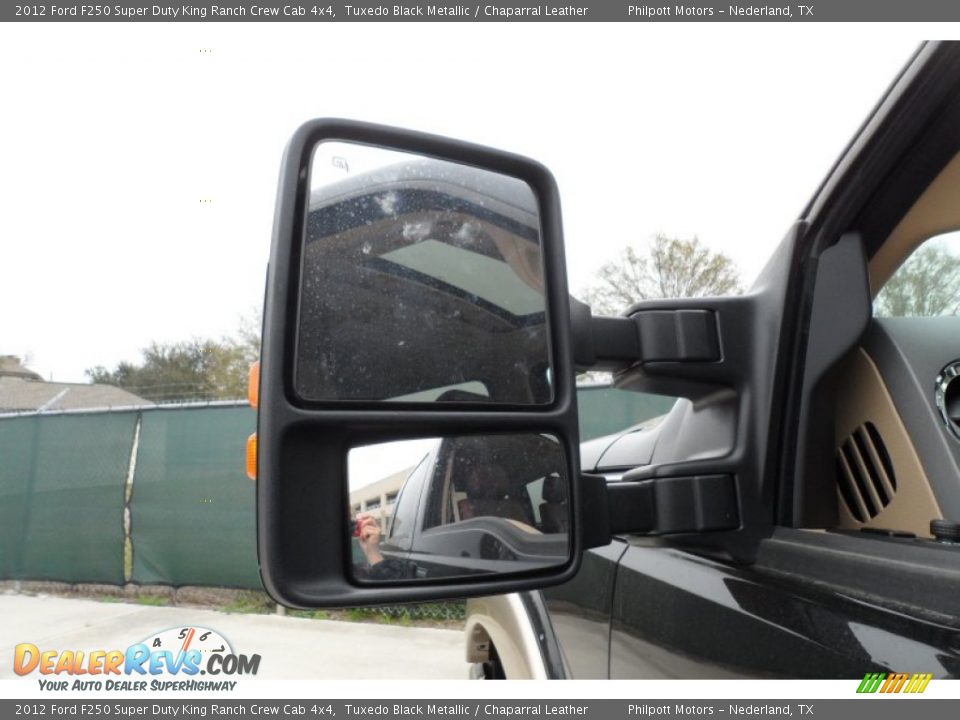 2012 Ford F250 Super Duty King Ranch Crew Cab 4x4 Tuxedo Black Metallic / Chaparral Leather Photo #17