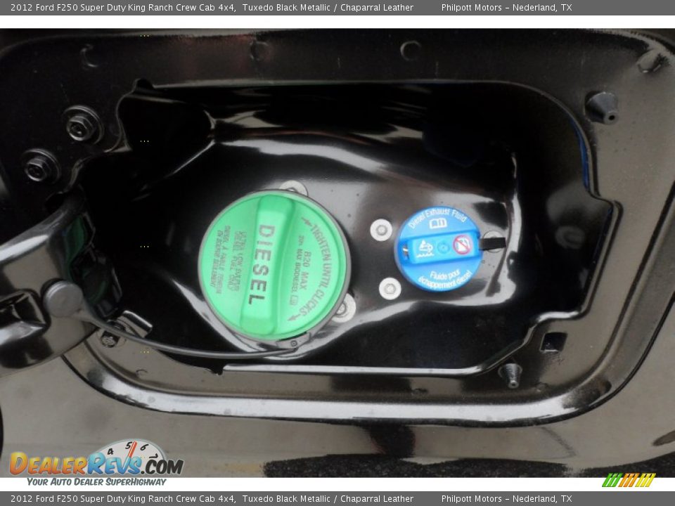 2012 Ford F250 Super Duty King Ranch Crew Cab 4x4 Tuxedo Black Metallic / Chaparral Leather Photo #19