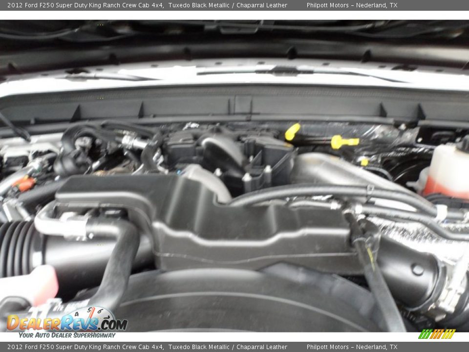 2012 Ford F250 Super Duty King Ranch Crew Cab 4x4 Tuxedo Black Metallic / Chaparral Leather Photo #21