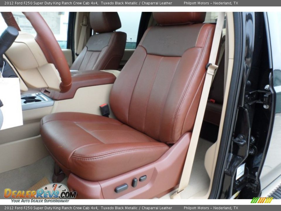 Front Seat of 2012 Ford F250 Super Duty King Ranch Crew Cab 4x4 Photo #28