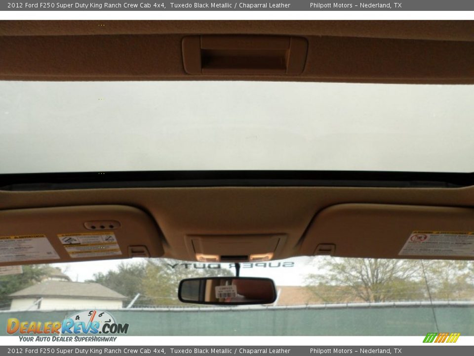 2012 Ford F250 Super Duty King Ranch Crew Cab 4x4 Tuxedo Black Metallic / Chaparral Leather Photo #30