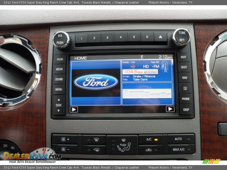 Navigation of 2012 Ford F250 Super Duty King Ranch Crew Cab 4x4 Photo #33