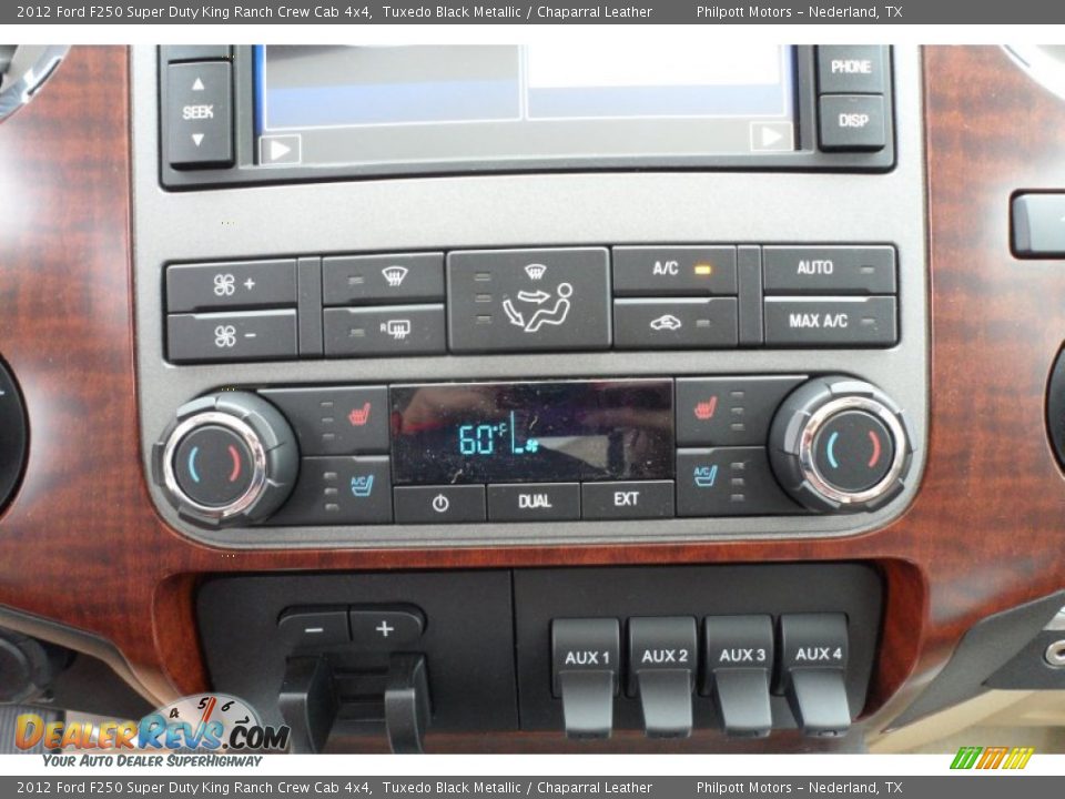 Controls of 2012 Ford F250 Super Duty King Ranch Crew Cab 4x4 Photo #34