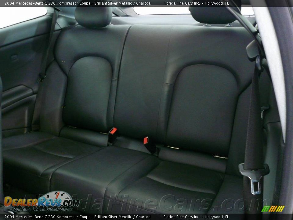 2004 Mercedes-Benz C 230 Kompressor Coupe Brilliant Silver Metallic / Charcoal Photo #17