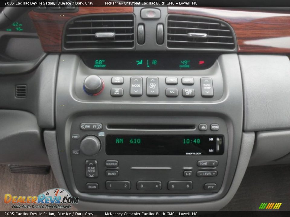 2005 Cadillac DeVille Sedan Blue Ice / Dark Gray Photo #9