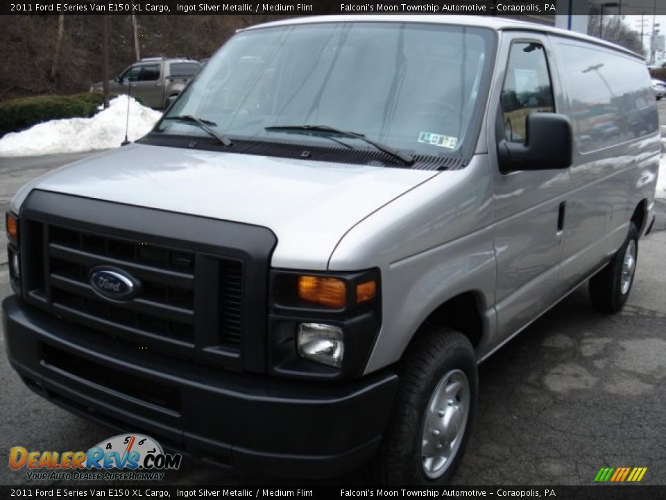 2011 Ford E Series Van E150 XL Cargo Ingot Silver Metallic / Medium Flint Photo #4