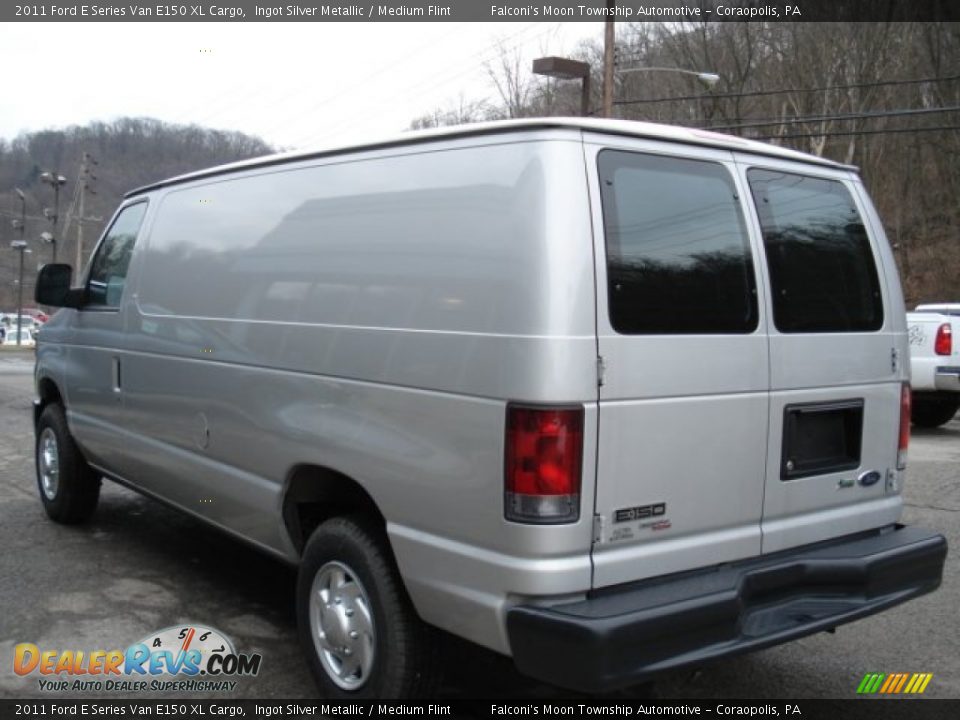 2011 Ford E Series Van E150 XL Cargo Ingot Silver Metallic / Medium Flint Photo #6