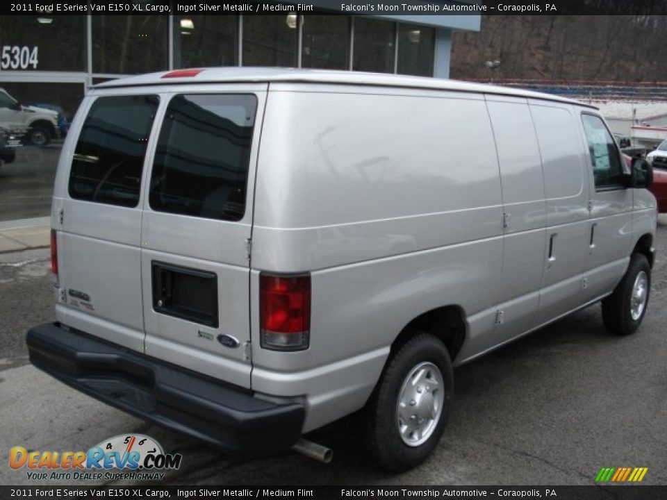 2011 Ford E Series Van E150 XL Cargo Ingot Silver Metallic / Medium Flint Photo #8