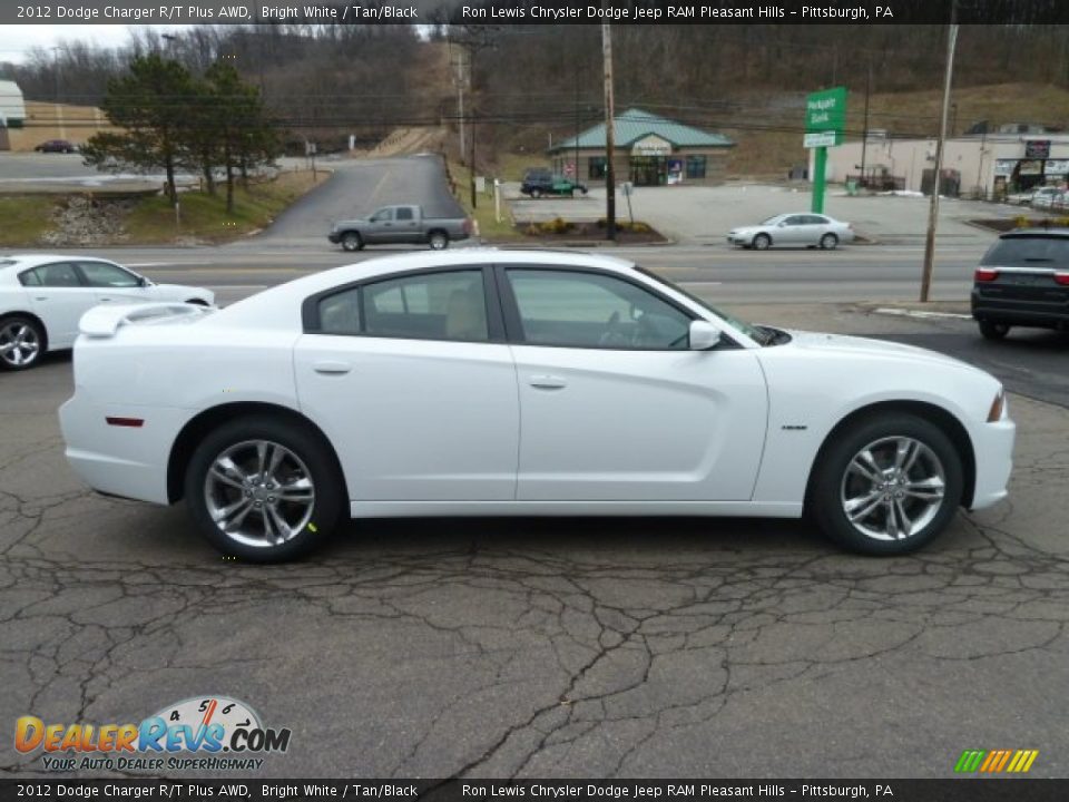 Bright White 2012 Dodge Charger R/T Plus AWD Photo #6