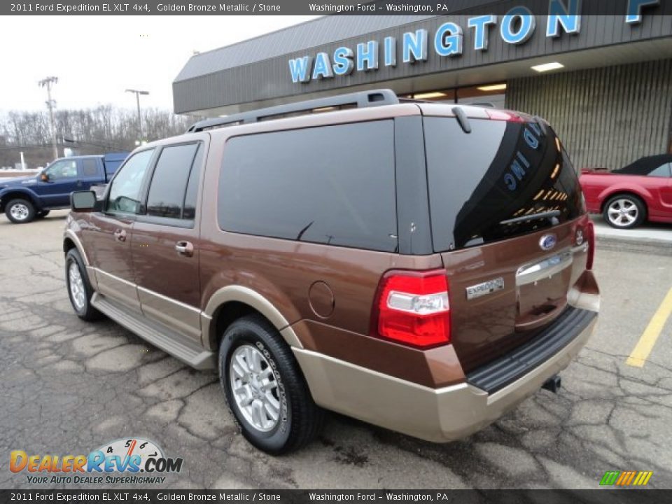 2011 Ford Expedition EL XLT 4x4 Golden Bronze Metallic / Stone Photo #2