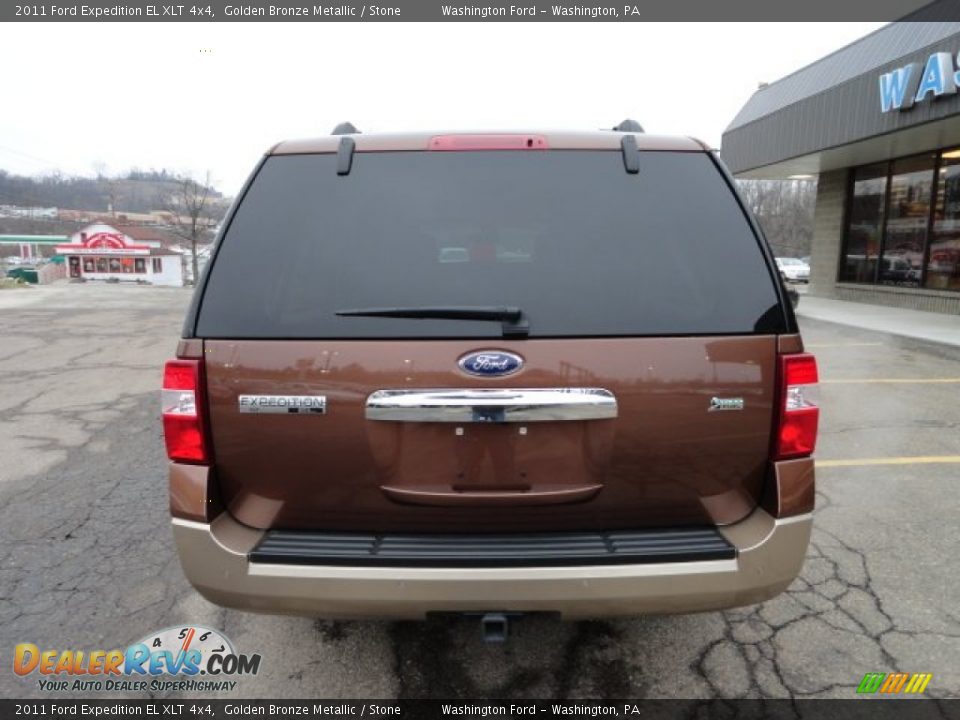 2011 Ford Expedition EL XLT 4x4 Golden Bronze Metallic / Stone Photo #3