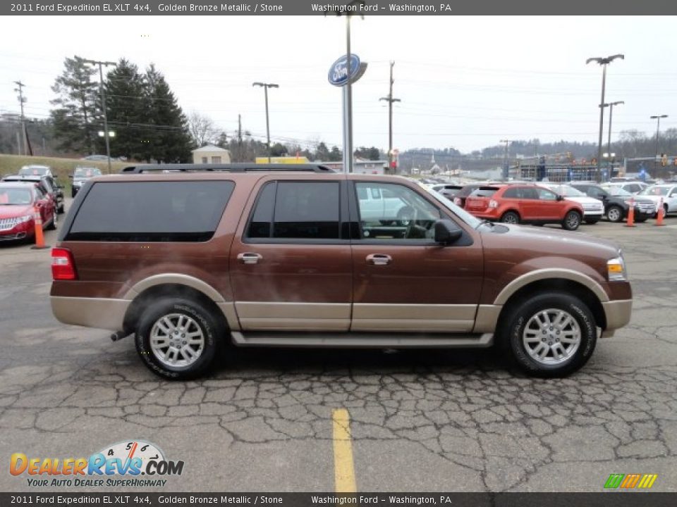 Golden Bronze Metallic 2011 Ford Expedition EL XLT 4x4 Photo #4