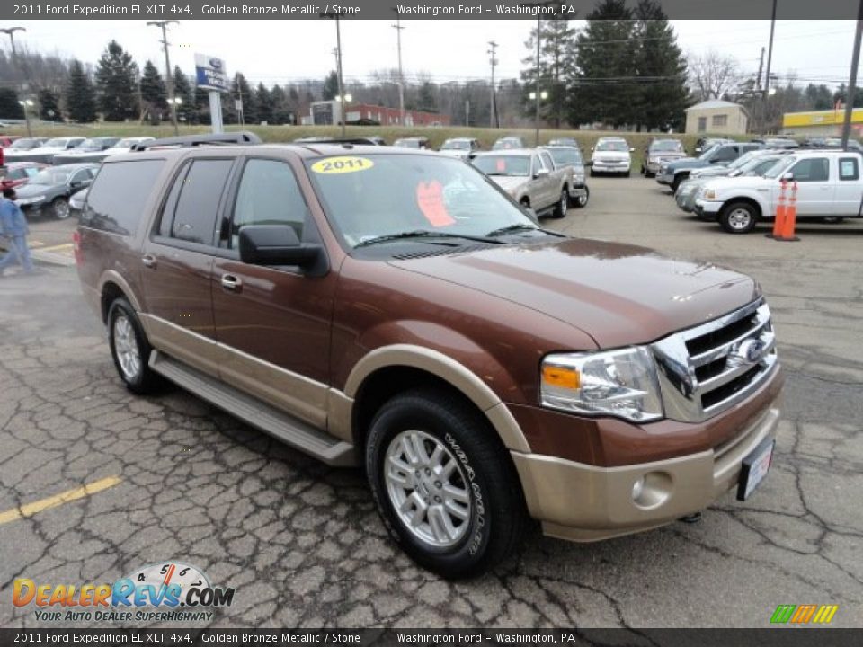 2011 Ford Expedition EL XLT 4x4 Golden Bronze Metallic / Stone Photo #5