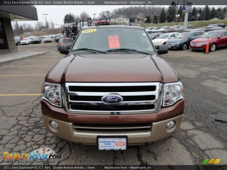 2011 Ford Expedition EL XLT 4x4 Golden Bronze Metallic / Stone Photo #6