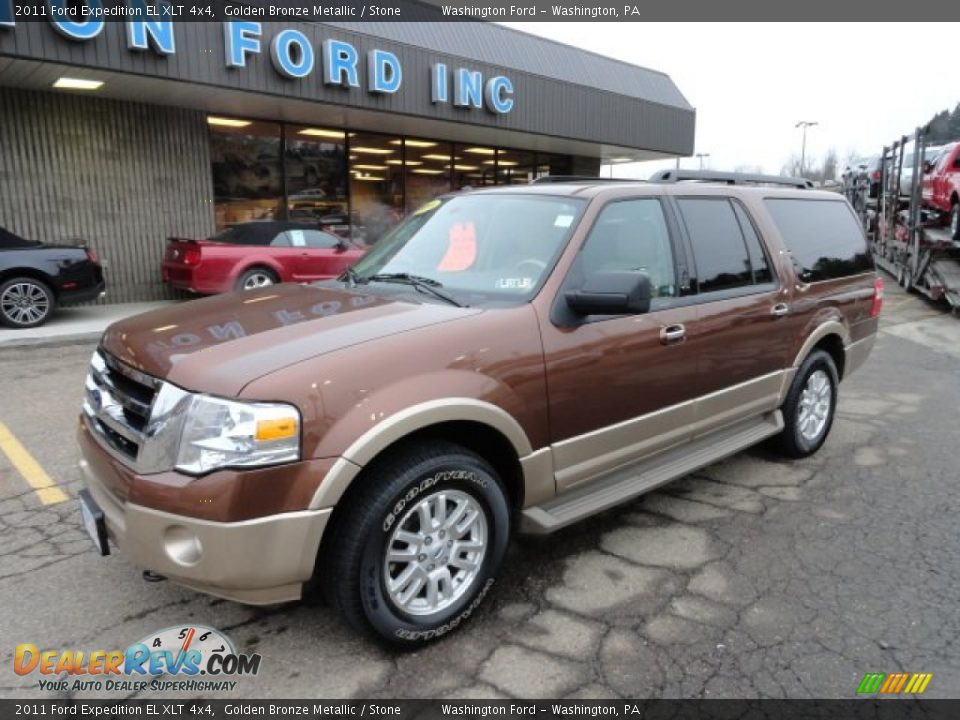 2011 Ford Expedition EL XLT 4x4 Golden Bronze Metallic / Stone Photo #7