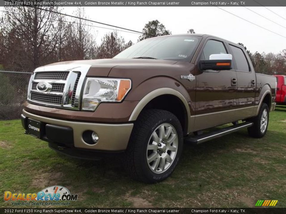 2012 Ford F150 King Ranch SuperCrew 4x4 Golden Bronze Metallic / King Ranch Chaparral Leather Photo #3