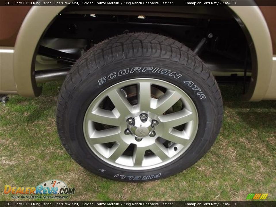 2012 Ford F150 King Ranch SuperCrew 4x4 Golden Bronze Metallic / King Ranch Chaparral Leather Photo #7