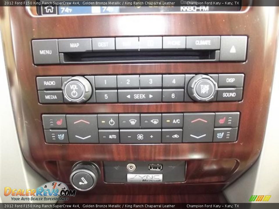 2012 Ford F150 King Ranch SuperCrew 4x4 Golden Bronze Metallic / King Ranch Chaparral Leather Photo #16