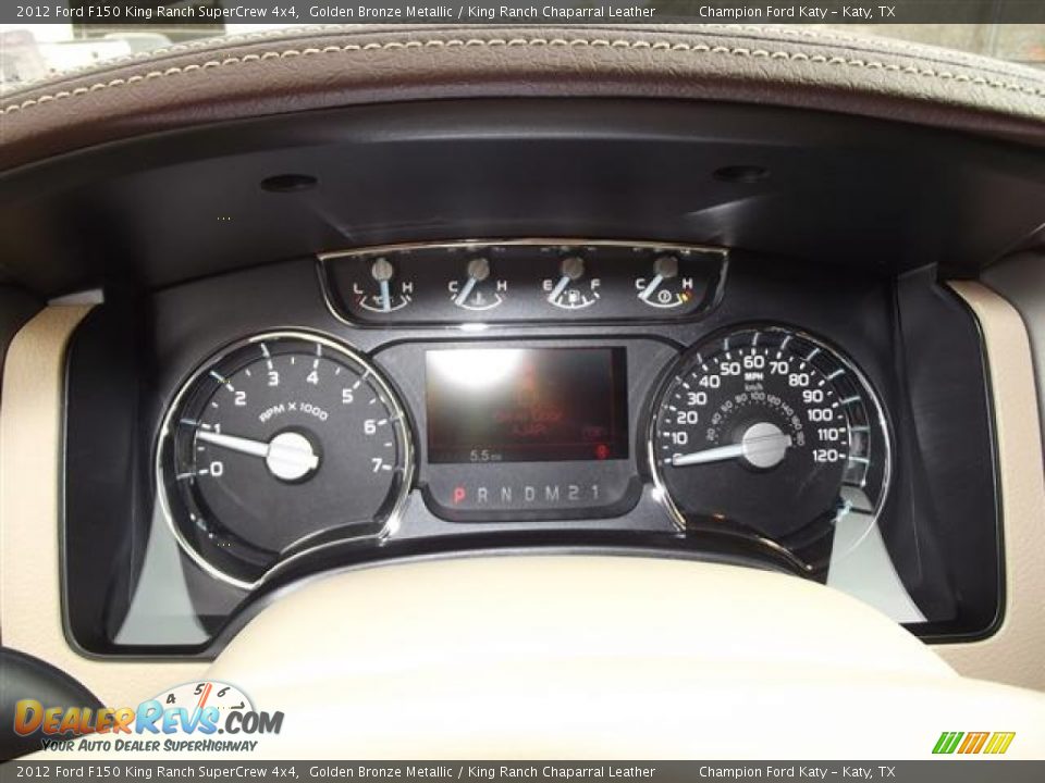 2012 Ford F150 King Ranch SuperCrew 4x4 Golden Bronze Metallic / King Ranch Chaparral Leather Photo #18