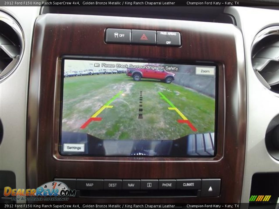 2012 Ford F150 King Ranch SuperCrew 4x4 Golden Bronze Metallic / King Ranch Chaparral Leather Photo #20
