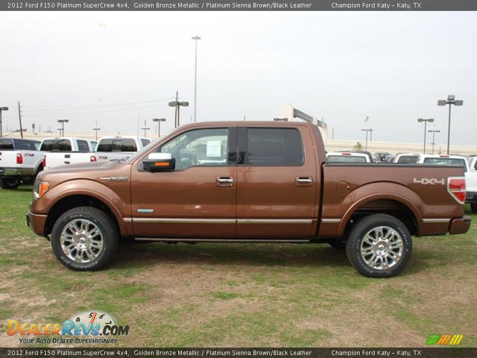 Golden Bronze Metallic 2012 Ford F150 Platinum SuperCrew 4x4 Photo #4