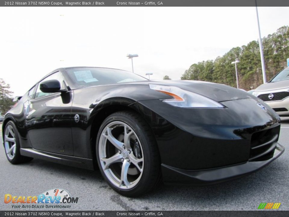 2012 Nissan 370Z NISMO Coupe Magnetic Black / Black Photo #7