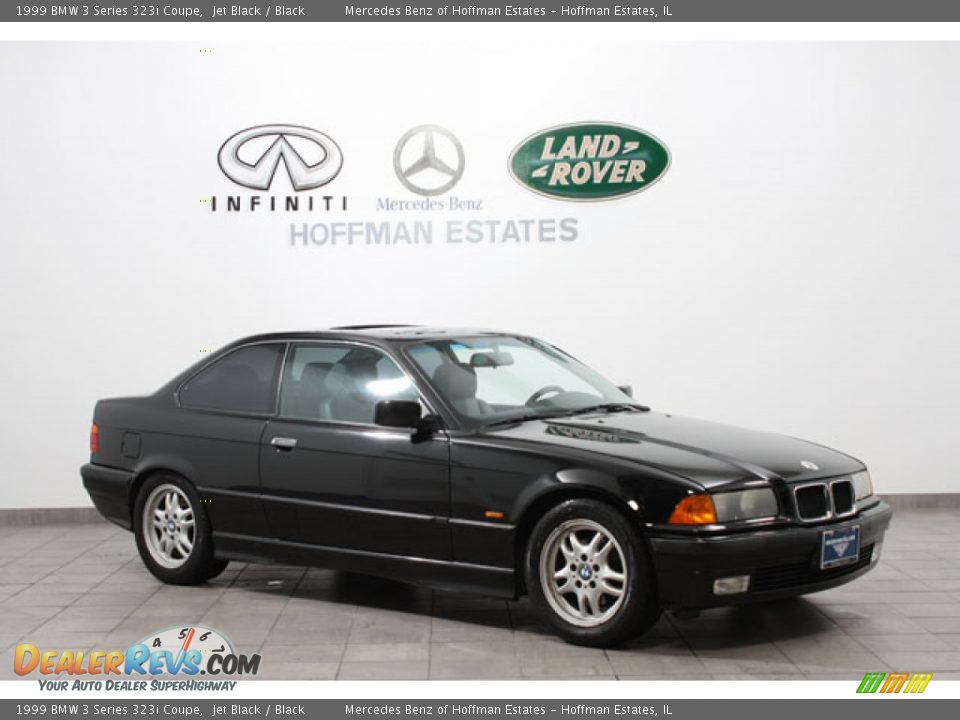 1999 BMW 3 Series 323i Coupe Jet Black / Black Photo #1