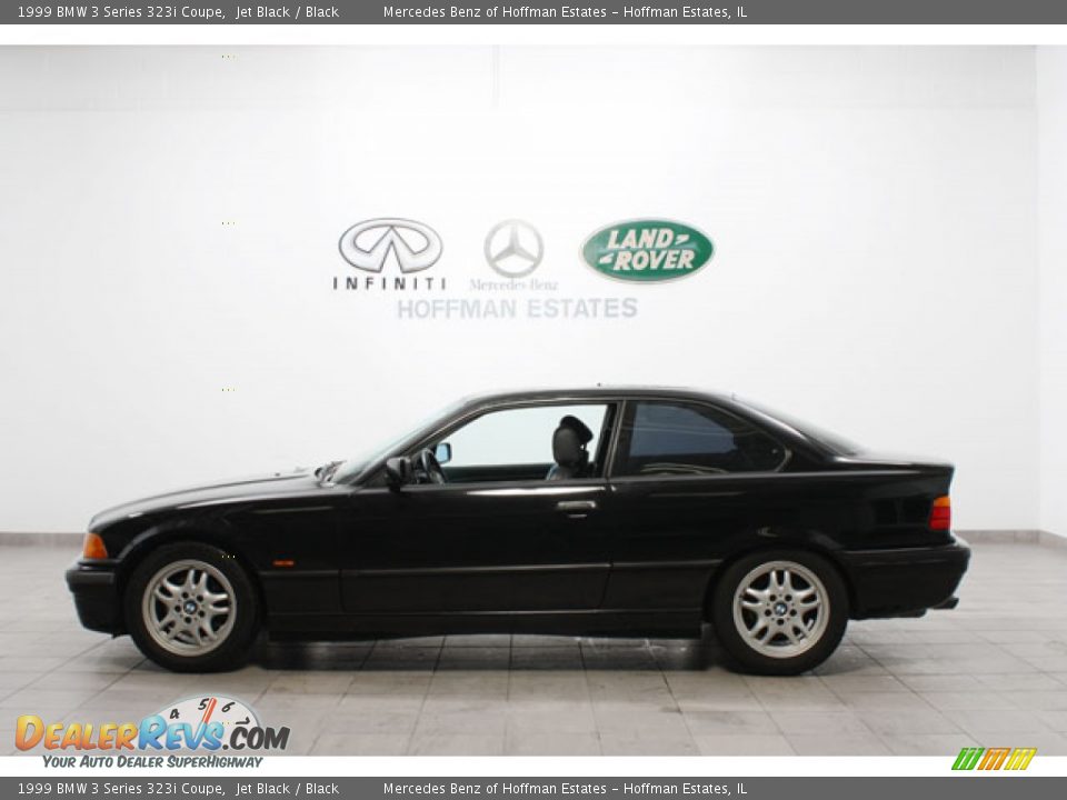 1999 BMW 3 Series 323i Coupe Jet Black / Black Photo #2