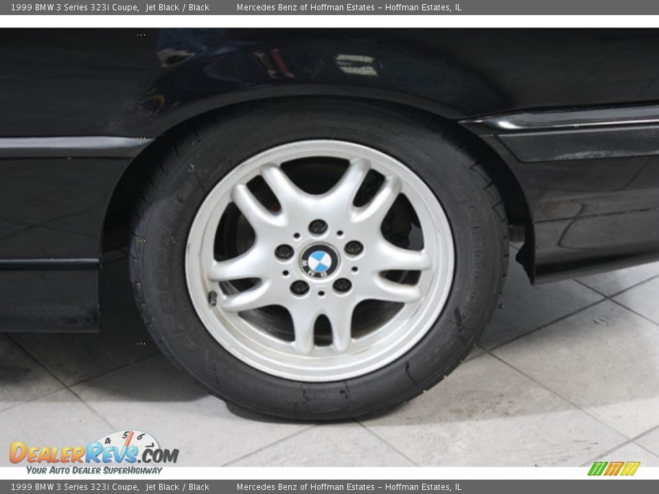 1999 BMW 3 Series 323i Coupe Jet Black / Black Photo #26