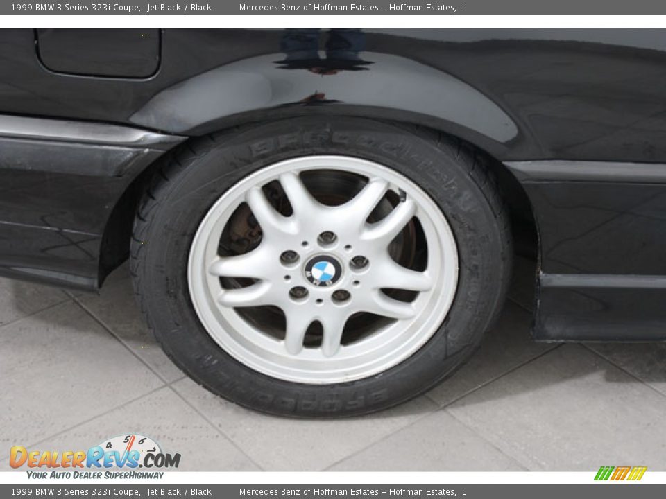 1999 BMW 3 Series 323i Coupe Jet Black / Black Photo #27