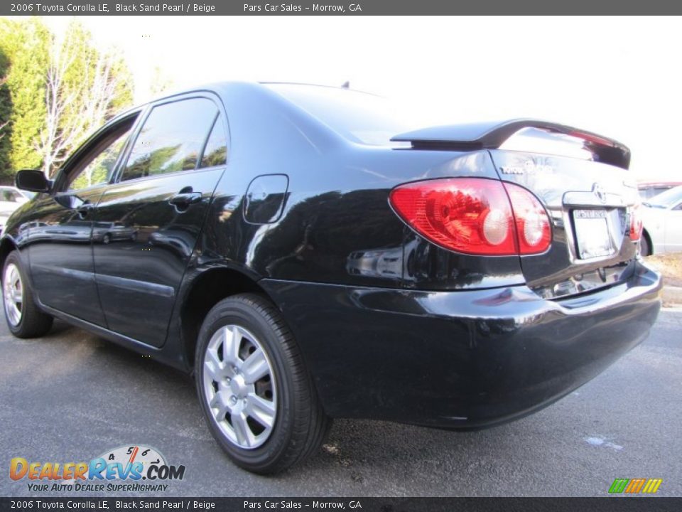 2006 Toyota Corolla LE Black Sand Pearl / Beige Photo #2