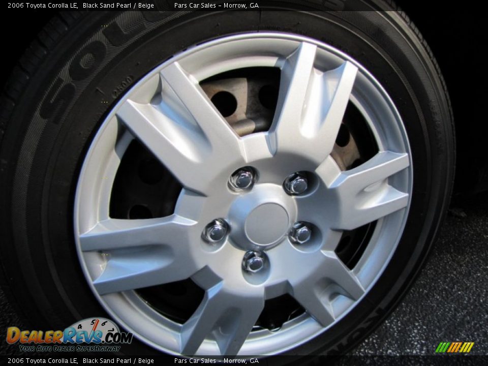 2006 Toyota Corolla LE Black Sand Pearl / Beige Photo #5