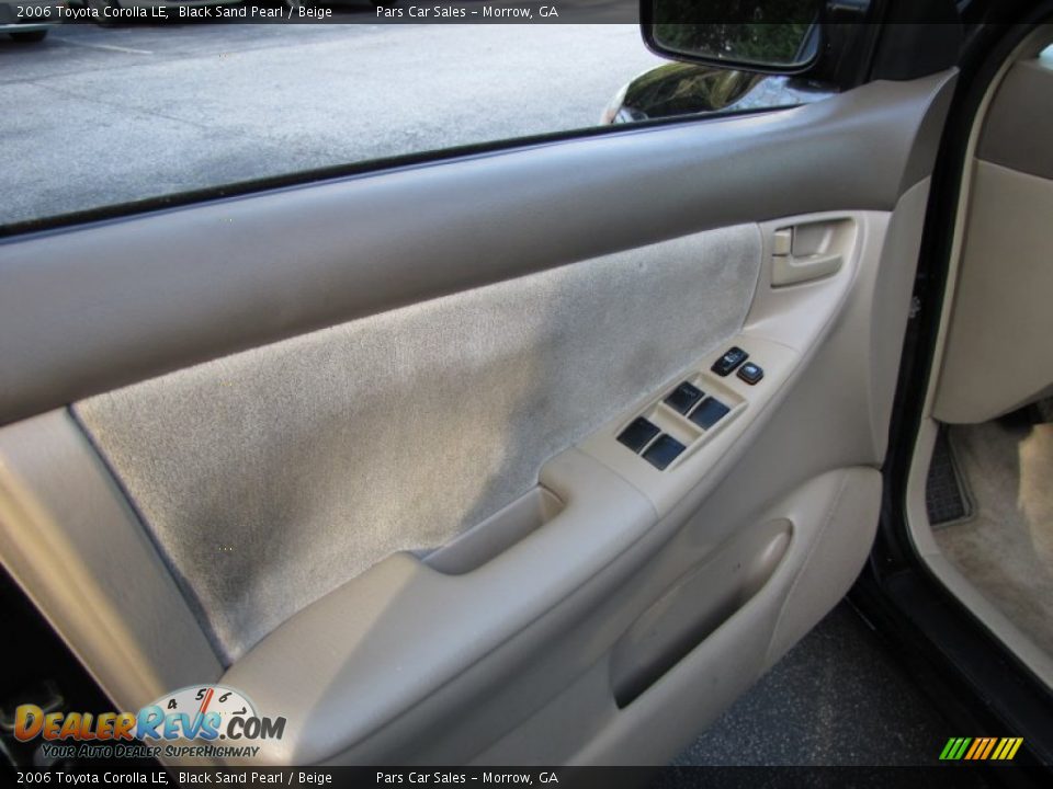 2006 Toyota Corolla LE Black Sand Pearl / Beige Photo #7