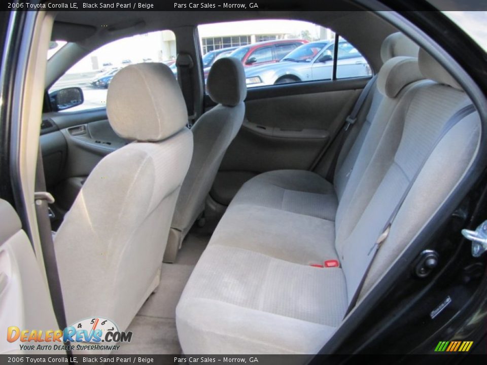2006 Toyota Corolla LE Black Sand Pearl / Beige Photo #8