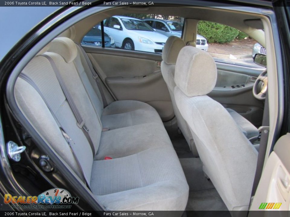 2006 Toyota Corolla LE Black Sand Pearl / Beige Photo #9