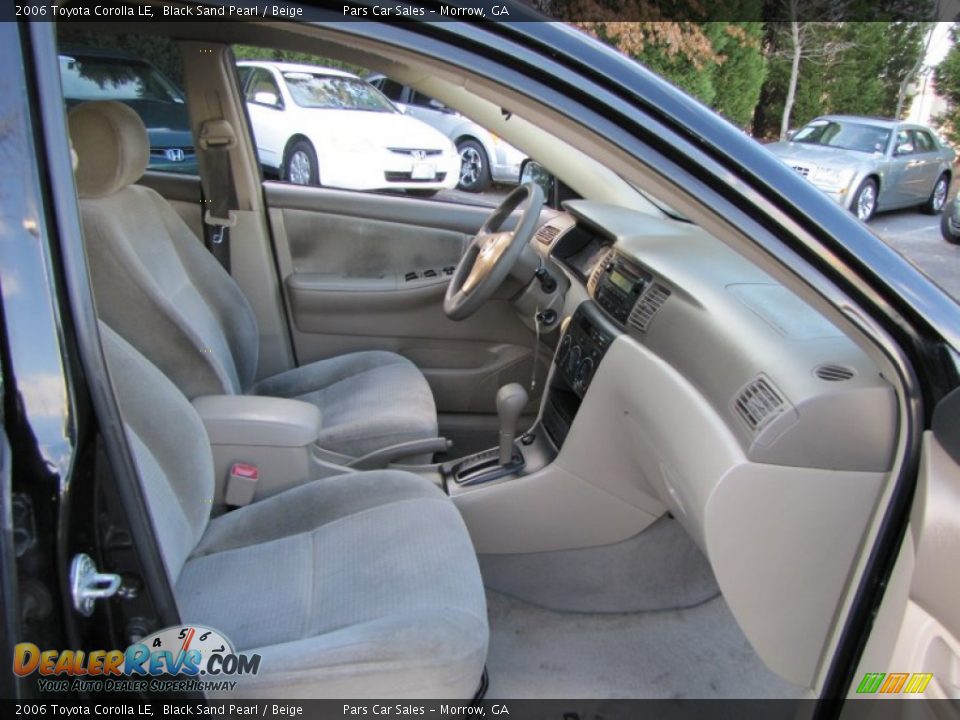 2006 Toyota Corolla LE Black Sand Pearl / Beige Photo #10