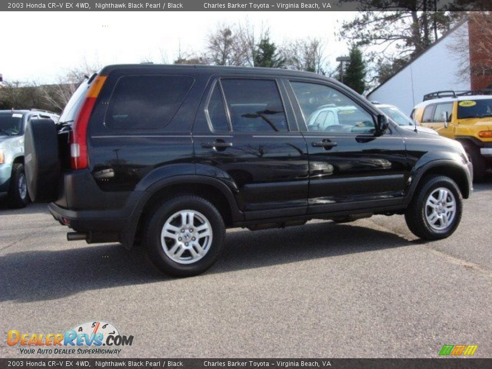 2003 Honda CR-V EX 4WD Nighthawk Black Pearl / Black Photo #3