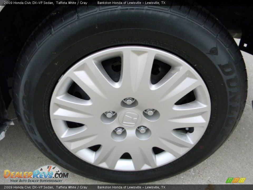 2009 Honda Civic DX-VP Sedan Taffeta White / Gray Photo #6