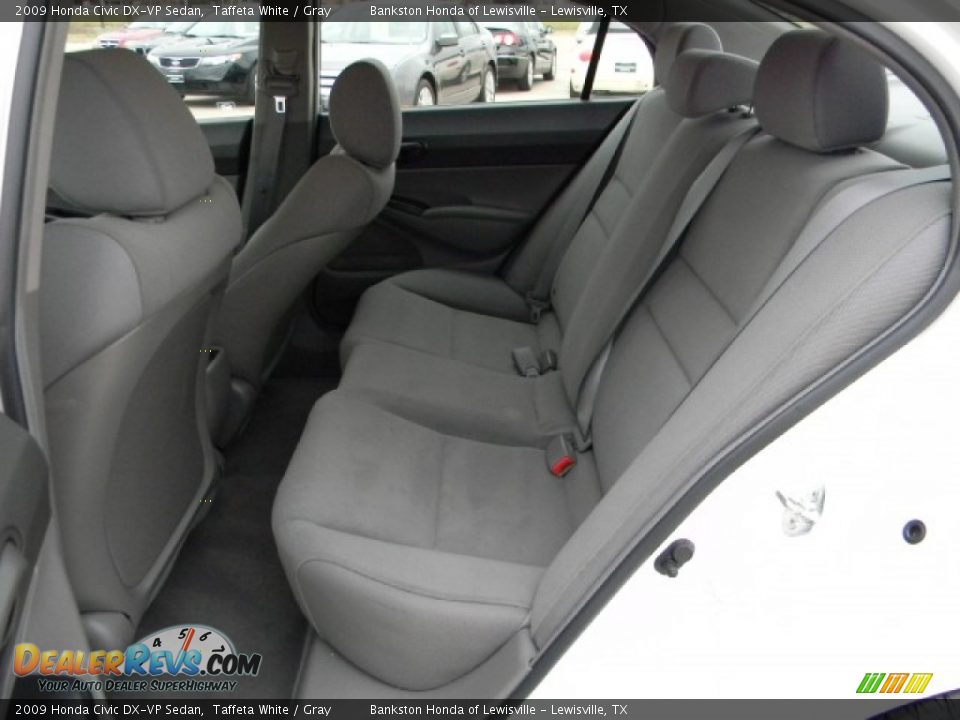 2009 Honda Civic DX-VP Sedan Taffeta White / Gray Photo #7