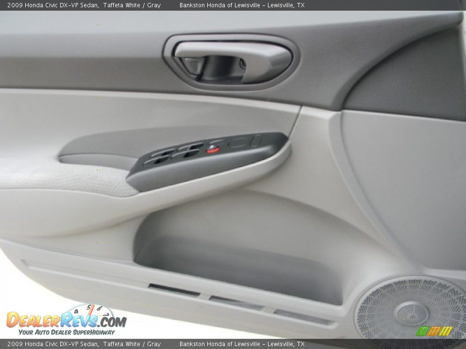 2009 Honda Civic DX-VP Sedan Taffeta White / Gray Photo #11